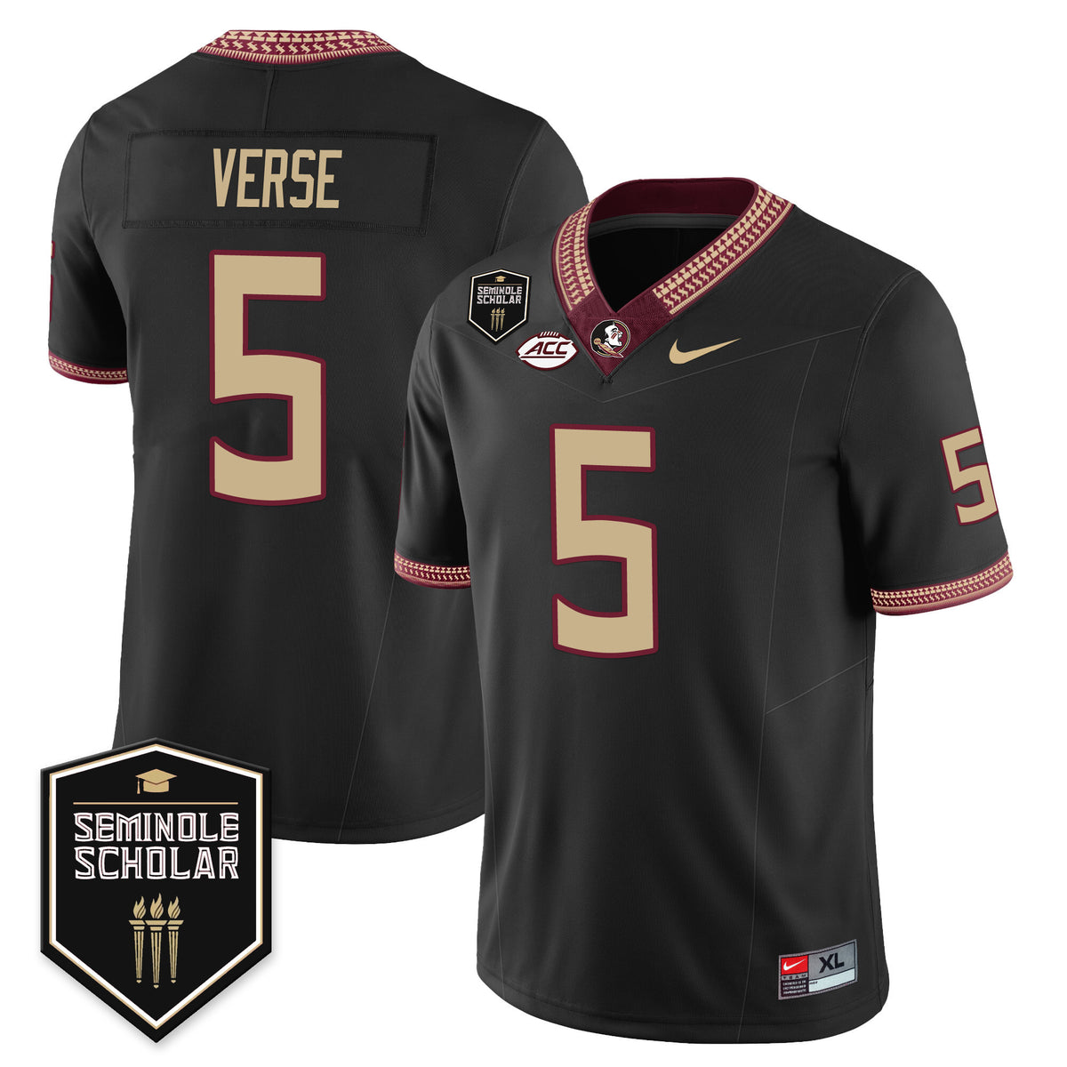 Menâ€™s Florida State Seminoles Football Vapor Jersey â€“ All Stitched