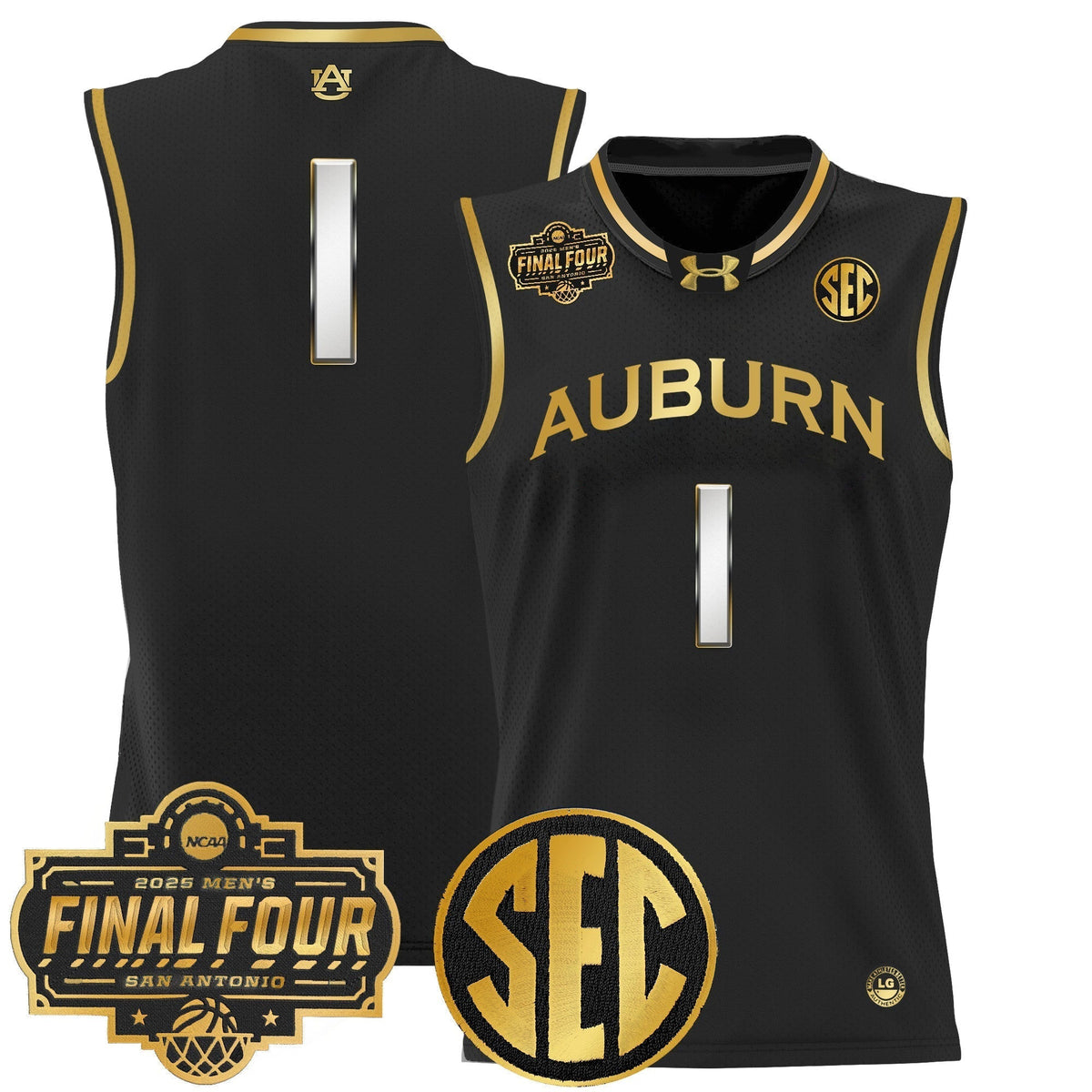 AUB 2025 Final Four Patch Lightweight Basketball Jersey - Stitched