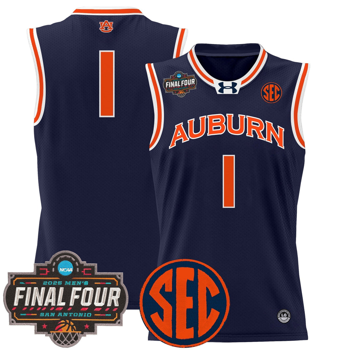 AUB 2025 Final Four Patch Lightweight Basketball Jersey - Stitched