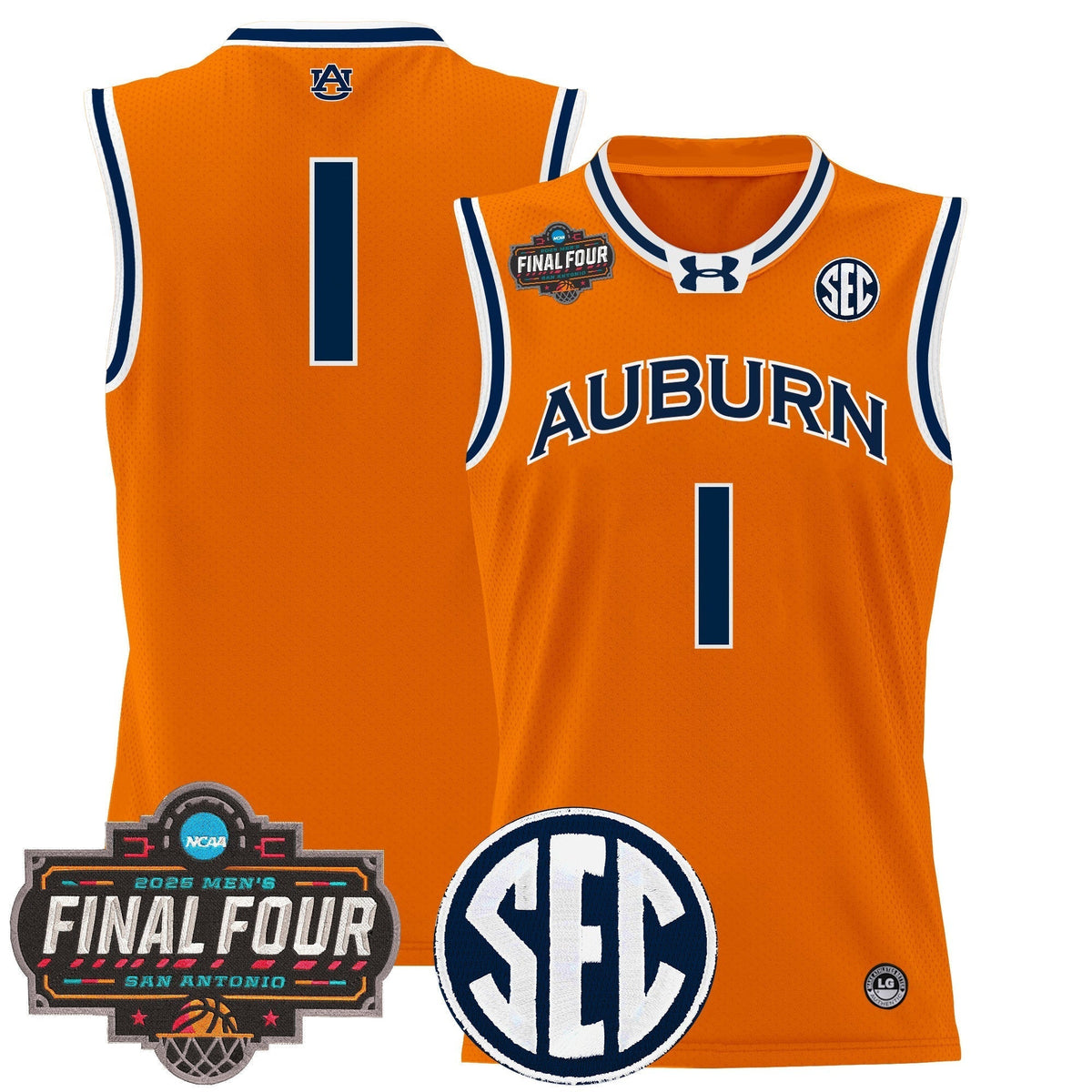 AUB 2025 Final Four Patch Lightweight Basketball Jersey - Stitched