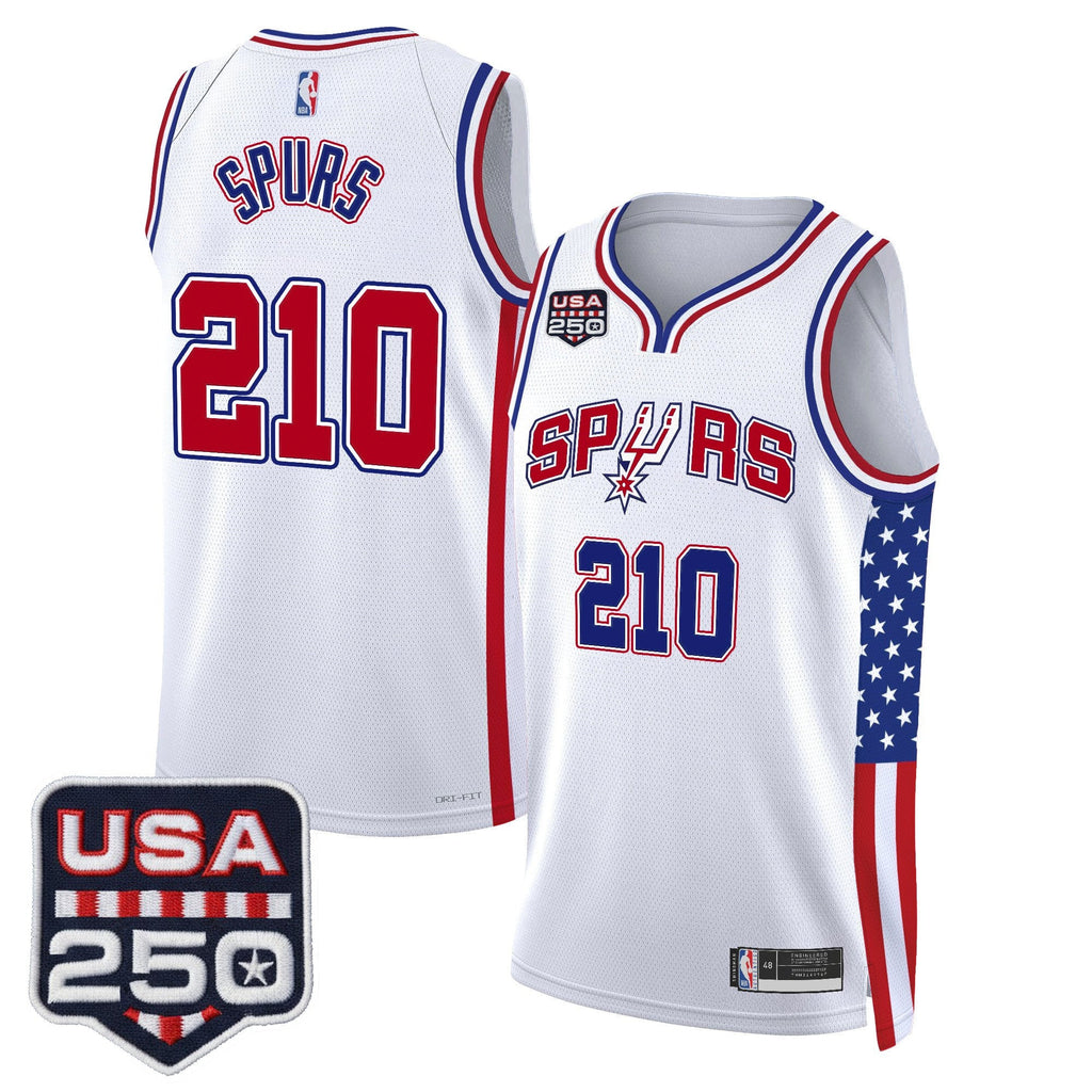 Men's San Antonio Spurs "America 250 Edition" Swingman Jersey - All Stitched