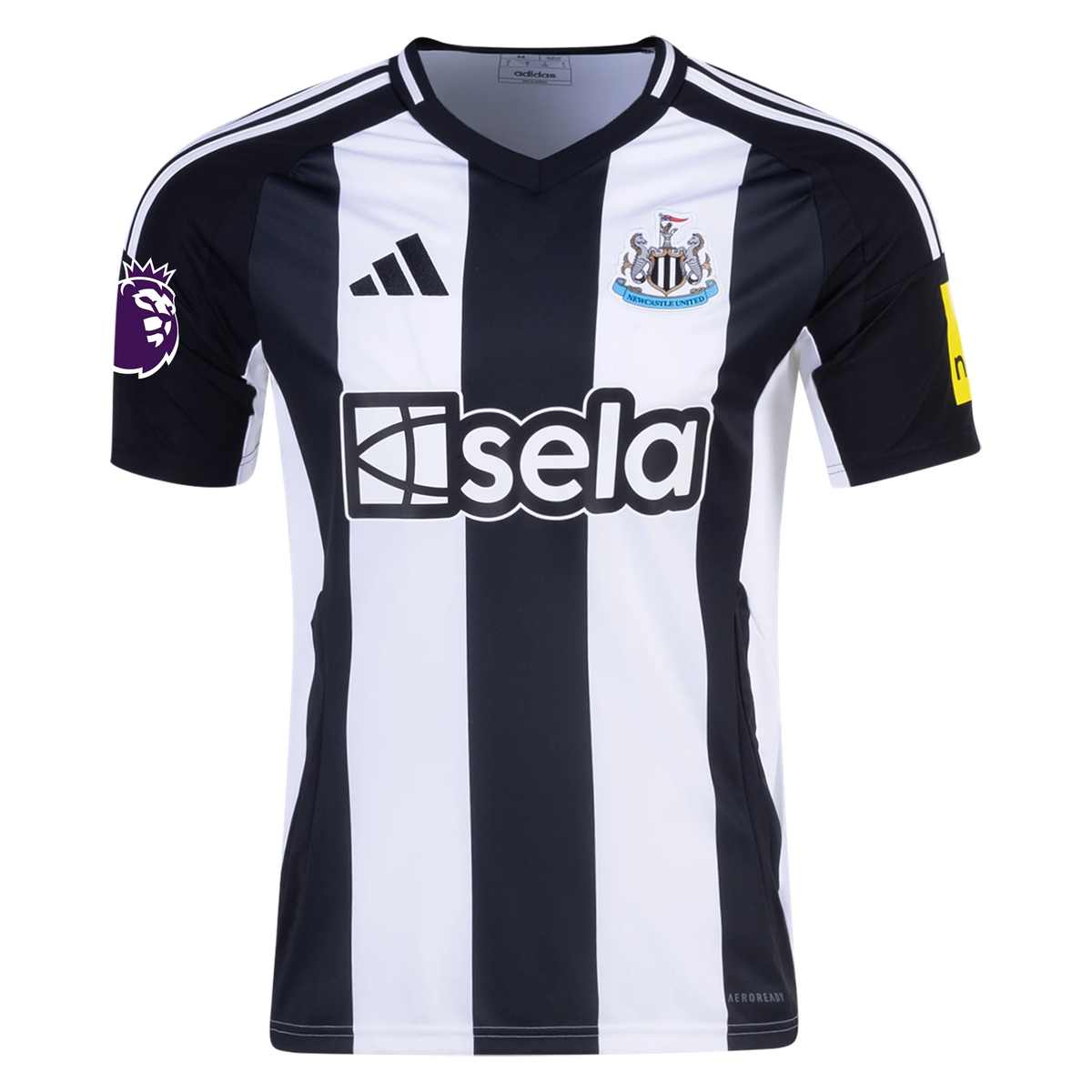 adidas Newcastle United Joelinton Home Jersey w/ EPL Patch 24/25 (Black/White)