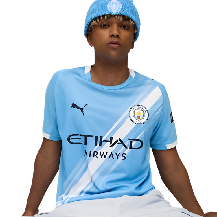 Puma Manchester City Home Jersey w/ Club World Cup Patches 25/26 (Team Light Blue/Puma White)
