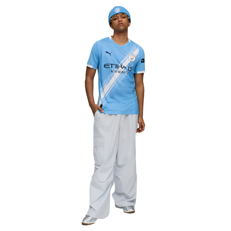Puma Manchester City Home Jersey w/ Club World Cup Patches 25/26 (Team Light Blue/Puma White)