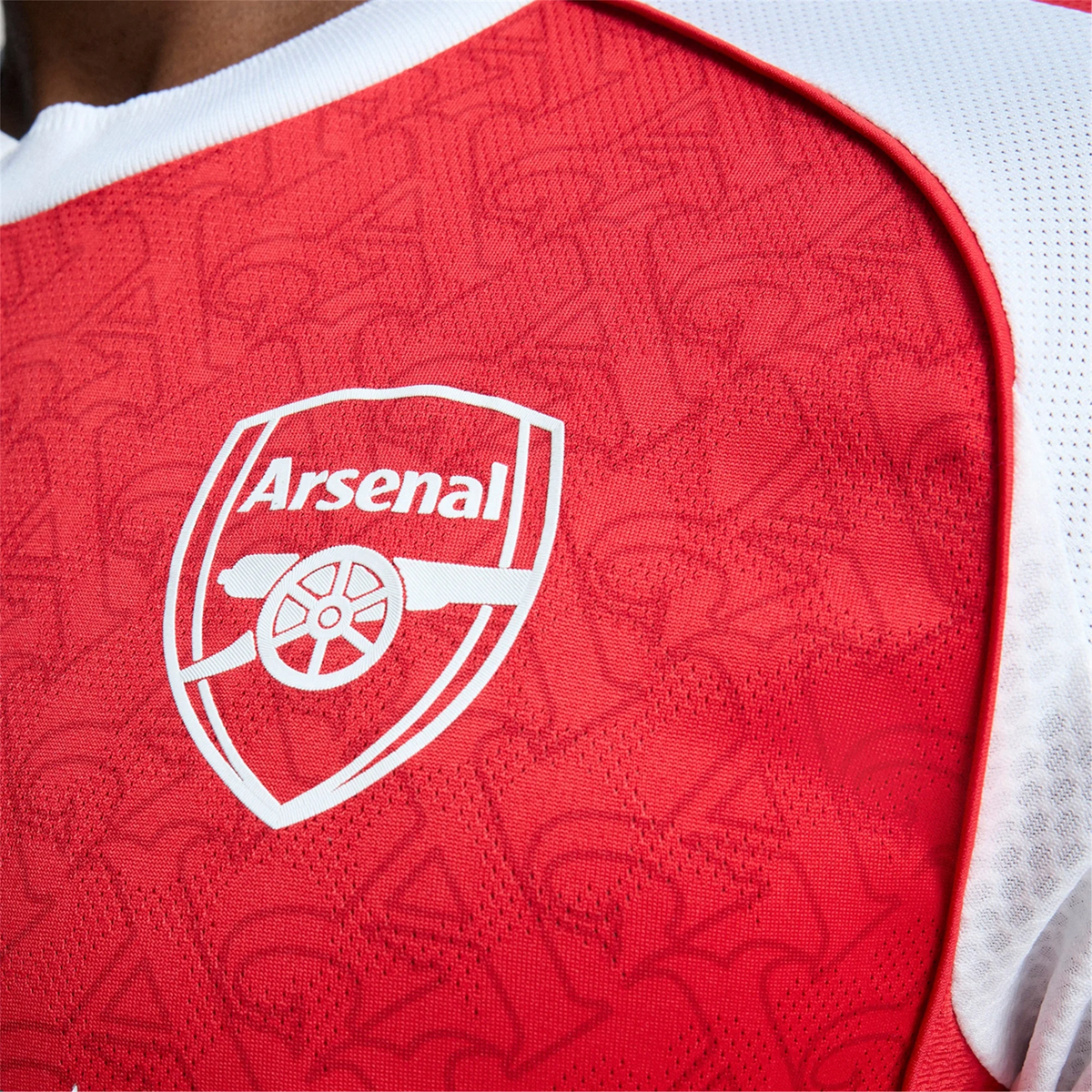 adidas Riccardo Calafiori Arsenal FC Authentic Home Jersey 25/26 w/ EPL Patch (Better Scarlet/White