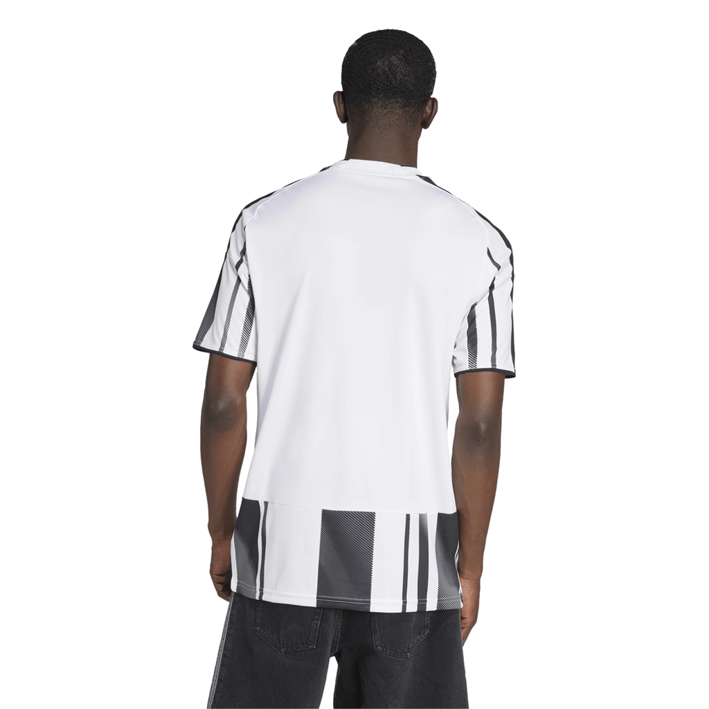 adidas Men's Juventus Miretti Home Jersey w/ Serie A Patch 25/26 (White/Black/Pink)