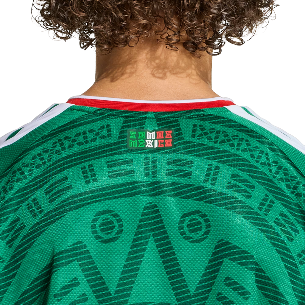 adidas Youth C. Montes Mexico 2026 Home World Cup Jersey (Bold Green)