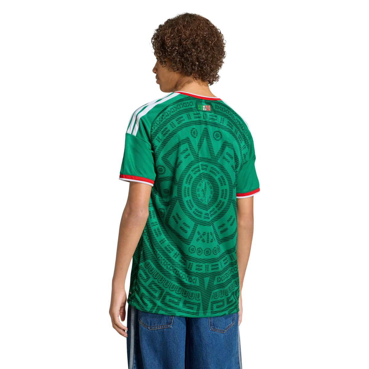 adidas Youth E. Alvarez Mexico 2026 Home World Cup Jersey (Bold Green)