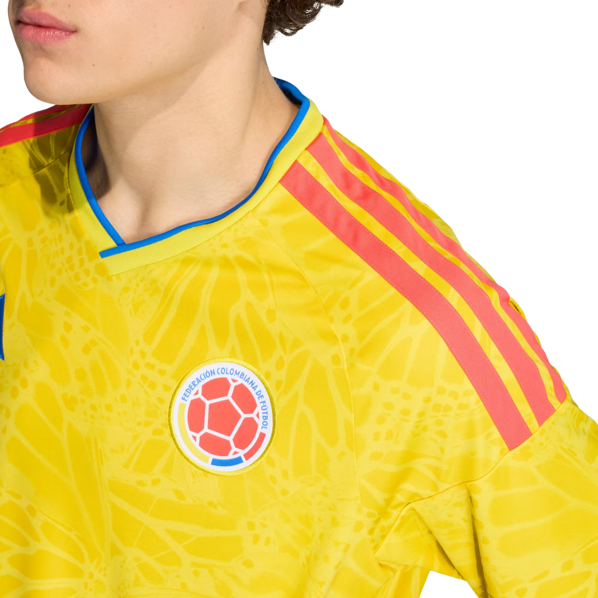 adidas Men's Munoz Colombia 2026 Home Jersey (Impact Yellow)
