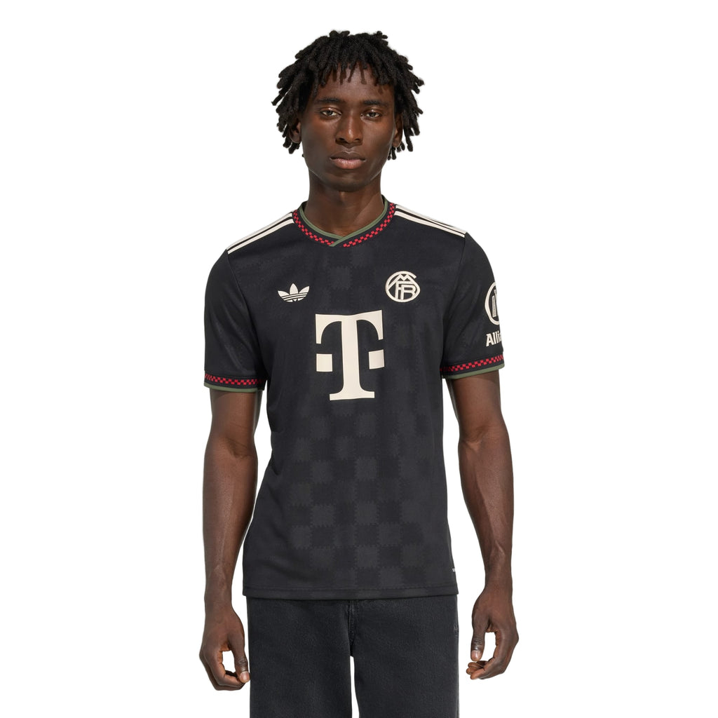 adidas Bayern Munich Third Jersey 25/26 (Black/Olive Green)