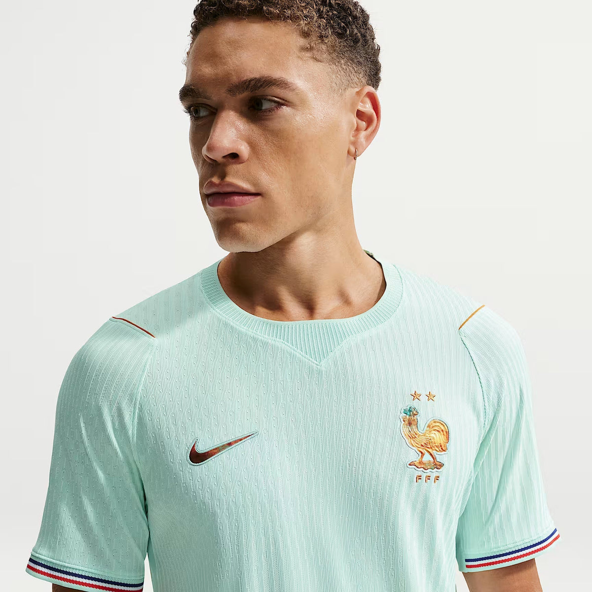 Nike Men's France Eduardo Camavinga Match Authentic Away Jersey 2026 (Igloo/Monarch)