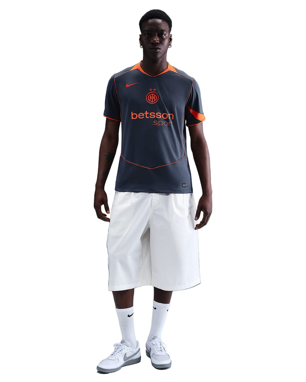Nike Inter Milan T90 Third Jersey 25/26 (Thunder Blue/Safety Orange)