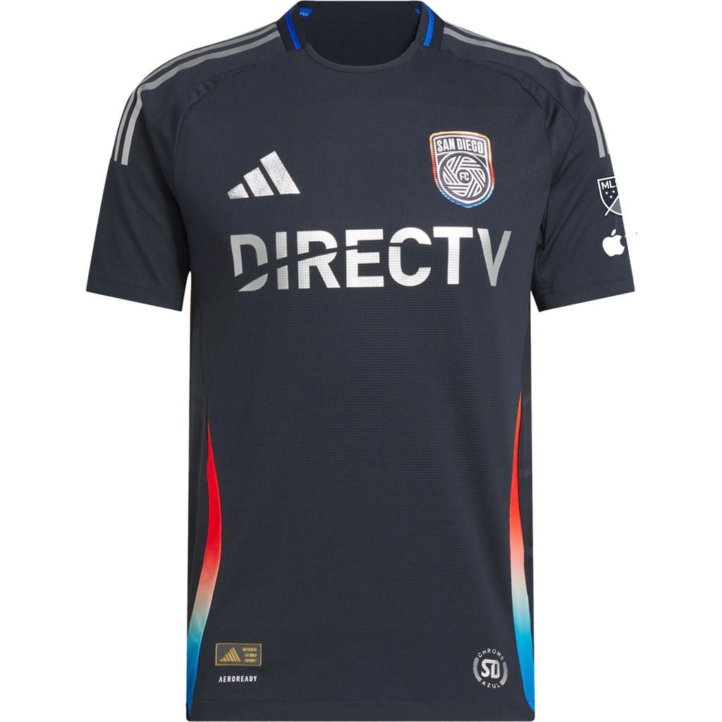 adidas Luca De La Torre San Diego FC Authentic Home Jersey w/ MLS + Apple TV Patches 25/26 (Night Navy)