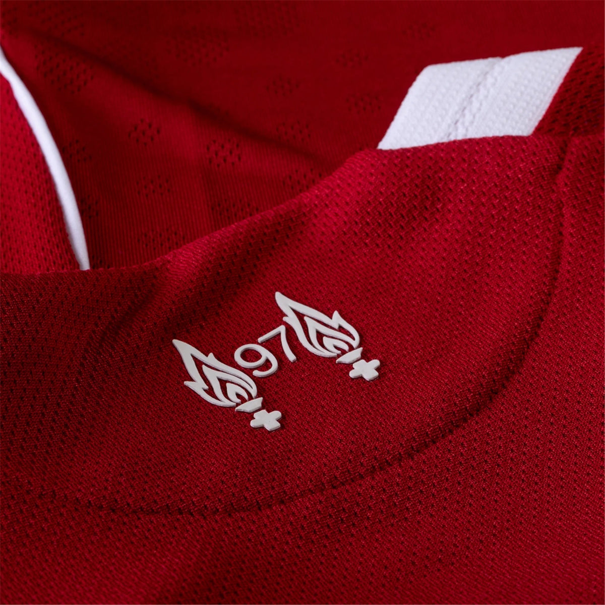 adidas Men's Liverpool FC Authentic Wirtz Home Jersey 25/26 w/ Champions League Patches (Strawberry Red)