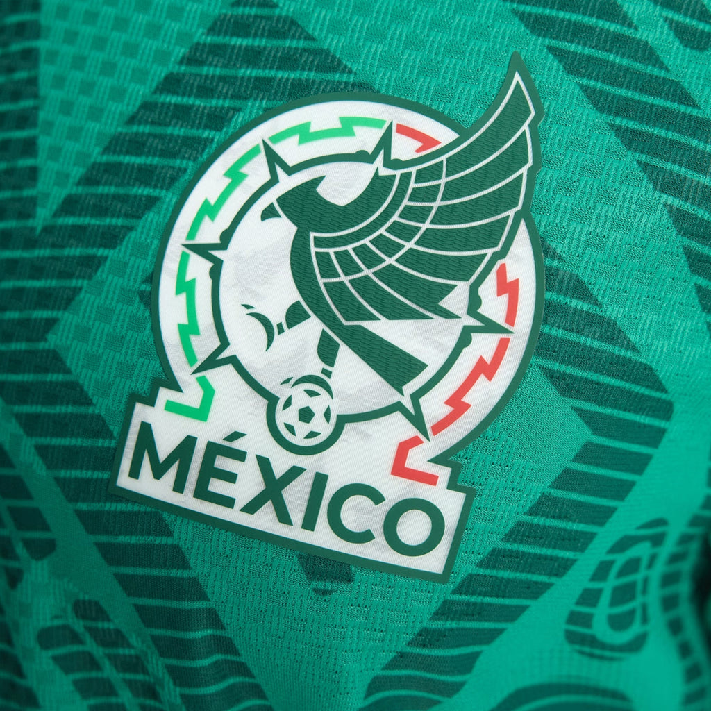 adidas Men's H. Martin Mexico Authentic Home 2026 World Cup Jersey (Bold Green)