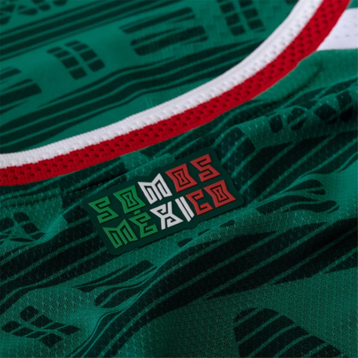 adidas Men's H. Martin Mexico Authentic Home 2026 World Cup Jersey (Bold Green)