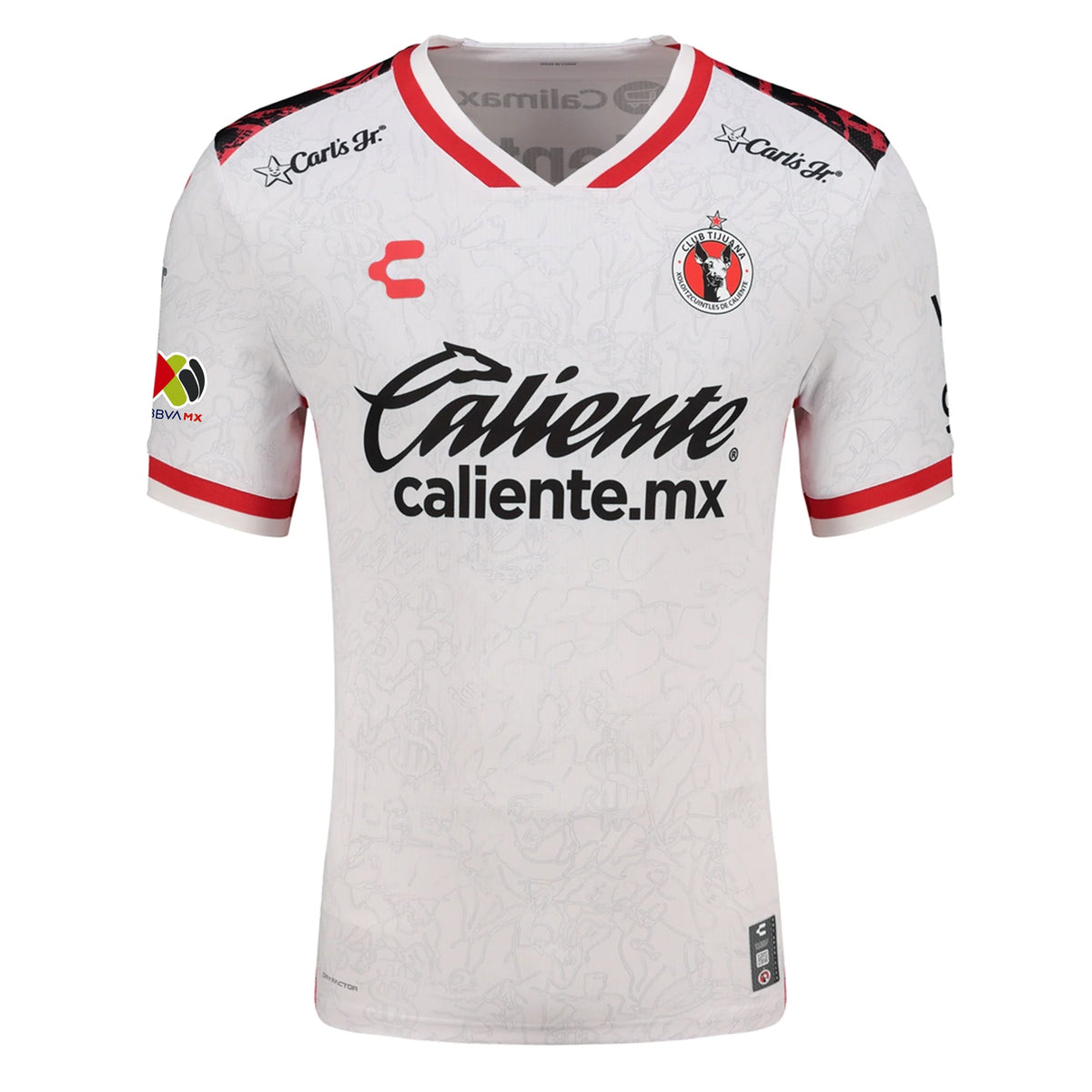 Charly Vitinho Men's Xolos De Tijuana Away Jersey 25/26 w/ BBVA MX Patch (White)