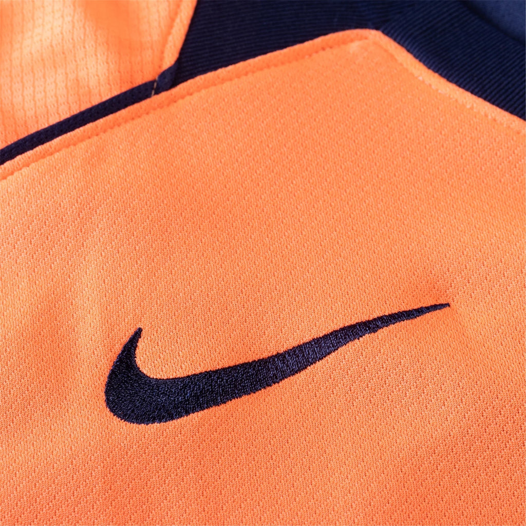 Nike Pedri Men's FC Barcelona T90 Third Jersey 25/26 w/ Champions League Patches (Mango/Navy)