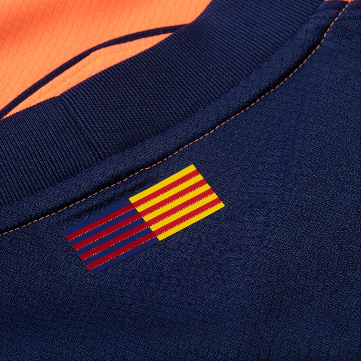 Nike Pedri Men's FC Barcelona T90 Third Jersey 25/26 w/ Champions League Patches (Mango/Navy)