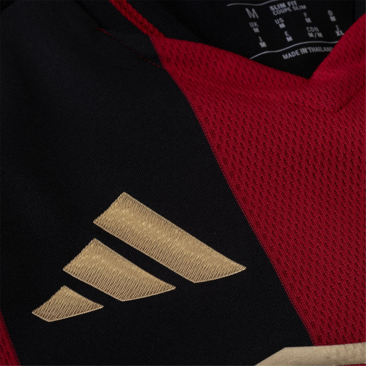 adidas Efraín Morales Atlanta United Authentic Home Jersey w/ MLS Patches 25/26 (Red/Black)