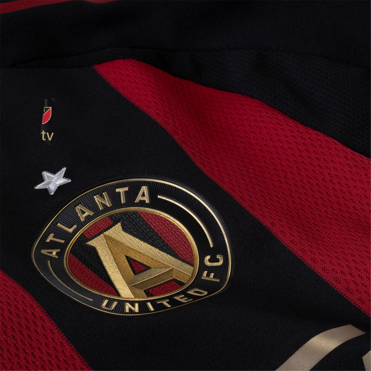 adidas Efraín Morales Atlanta United Authentic Home Jersey w/ MLS Patches 25/26 (Red/Black)