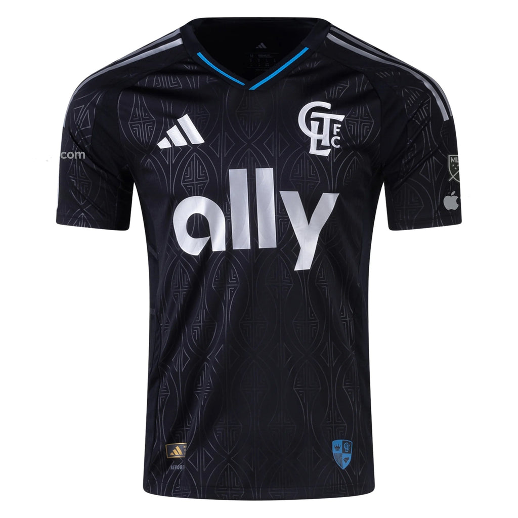 adidas Tim Ream Charlotte FC Authentic Away Jersey 25/26 (Black)