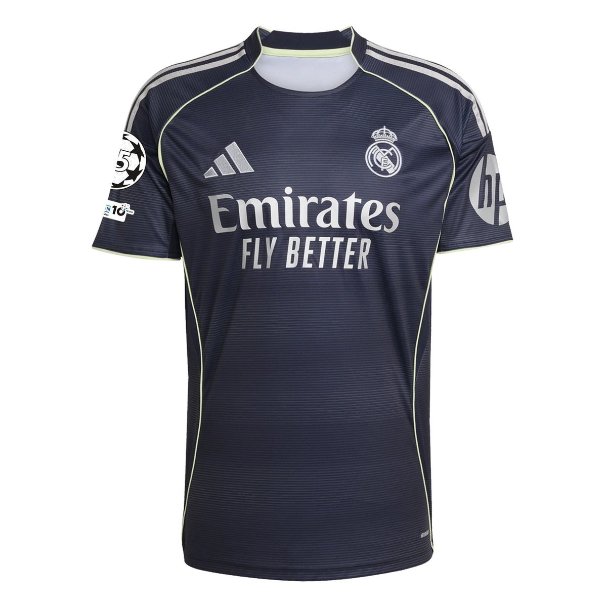 adidas Jude Bellingham Real Madrid 25/26 Away Jersey w/ Champions League Patches (Legend Ink)