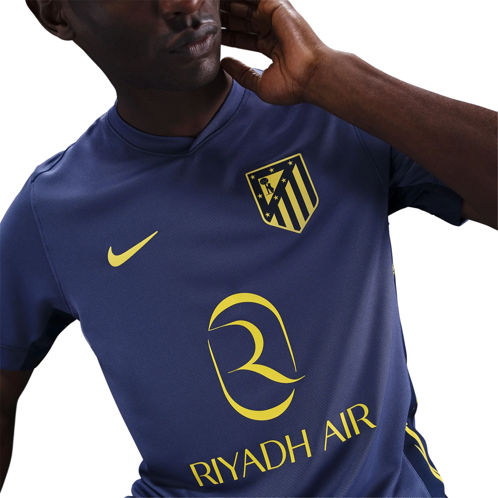 Nike Atlético Madrid Julian Alvarez Away Jersey w/ La Liga Patch 25/26 (Binary Blue/Vibrant Yellow)