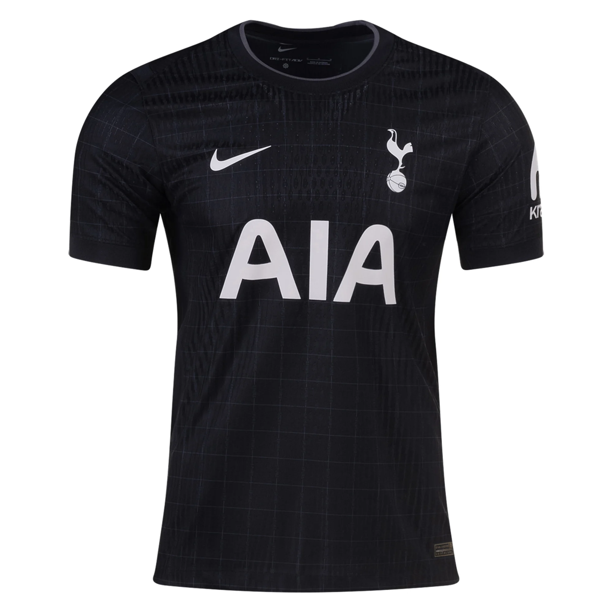 Nike Johnson Tottenham Hotspur Authentic Away Jersey 25/26 w/ EPL Patch (Black/Iron)
