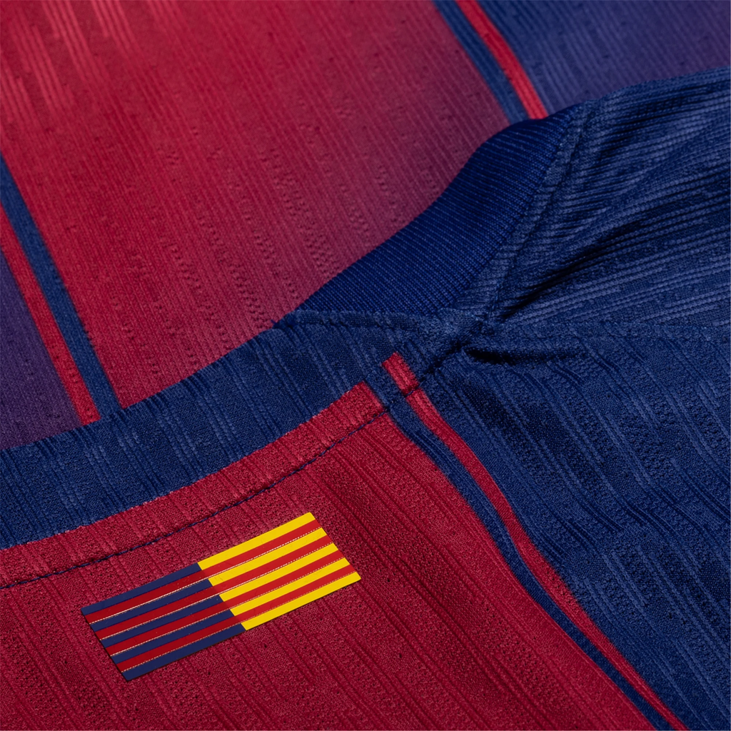 Nike Barcelona Authentic Home Jersey w/ Champions League Patches 25/26 (Deep Royal Blue/Midwest Gold)