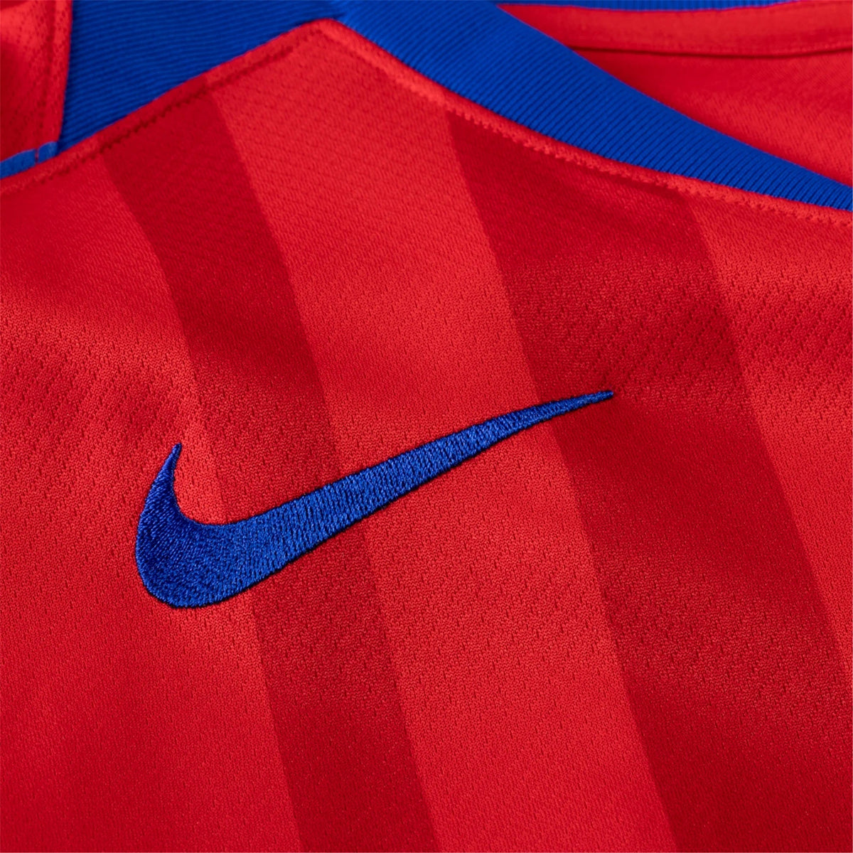 Nike Men's Paris Saint-Germain Authentic Ousmane Dembélé Third Jersey w/ Champions League Patches 25/26 (Sport Red/Hyper Royal)