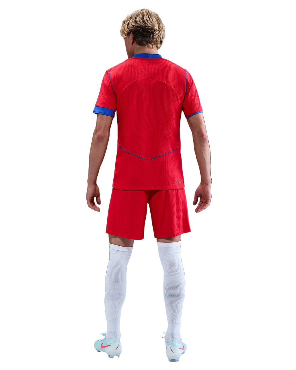 Nike Men's Paris Saint-Germain Authentic Ousmane Dembélé Third Jersey w/ Champions League Patches 25/26 (Sport Red/Hyper Royal)