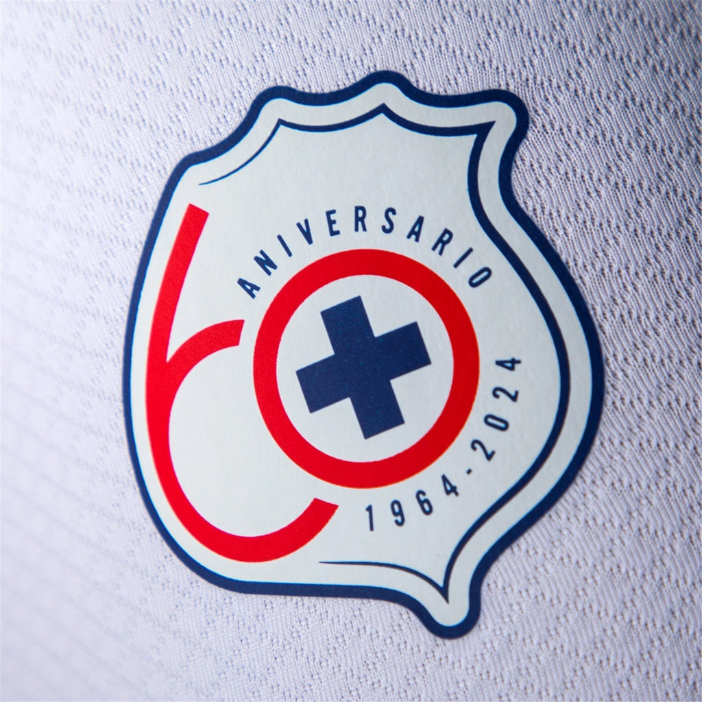 Pirma Andres Montano Cruz Azul Away Jersey 24/25 (White/Blue) (Copy)