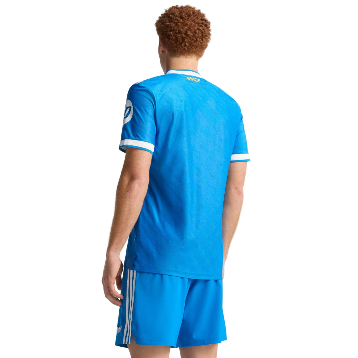 adidas Men's F. Mendy Real Madrid 25/26 Authentic Third Jersey w/ Champions League Patches (Blue)