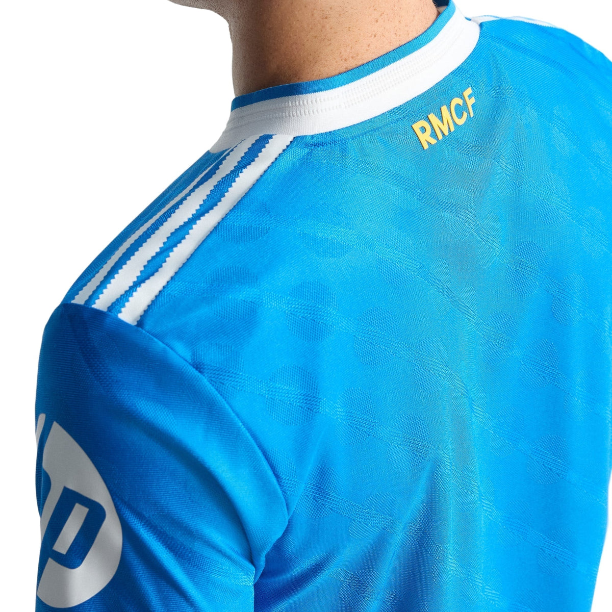adidas Men's F. Mendy Real Madrid 25/26 Authentic Third Jersey w/ Champions League Patches (Blue)