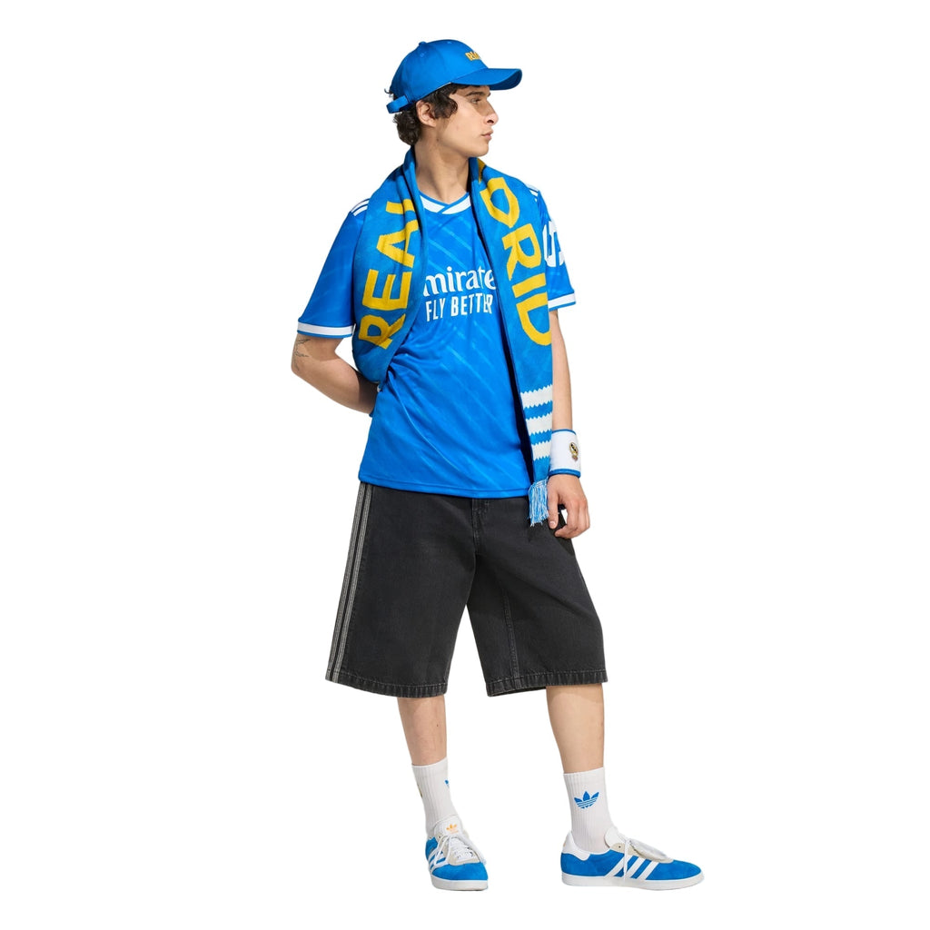 adidas Arda Guler Men's Real Madrid Third Jersey 25/26 w/ Champions League Patches (Blue/White)