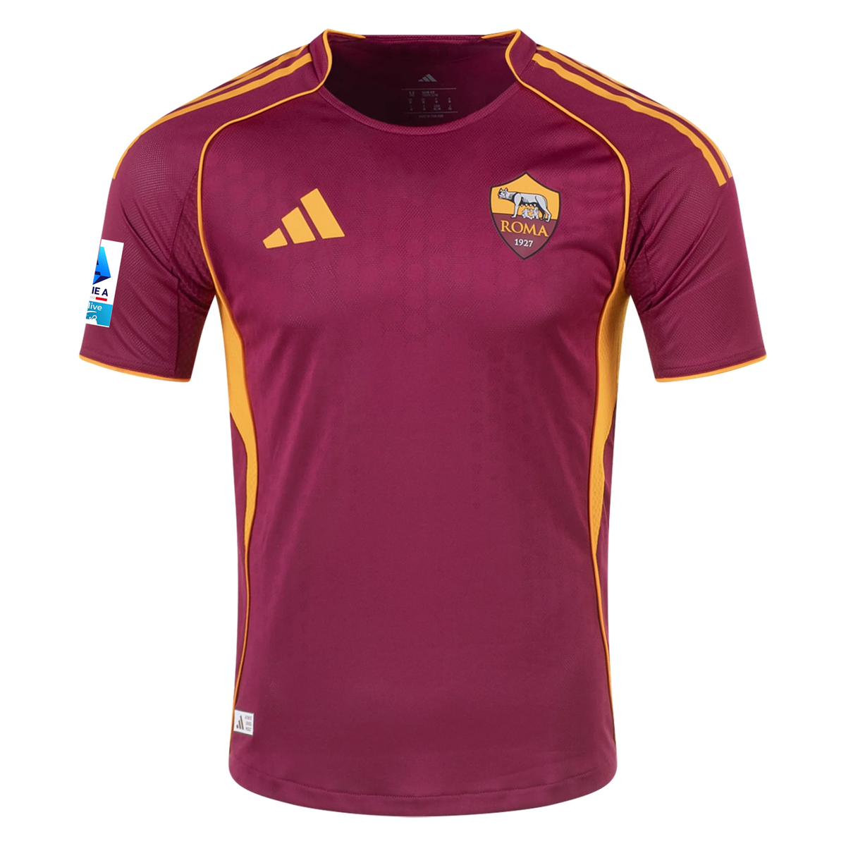 adidas Roma Authentic Bryan Cristante Home Jersey w/ Serie A Patch 25/26 (Burgundy)