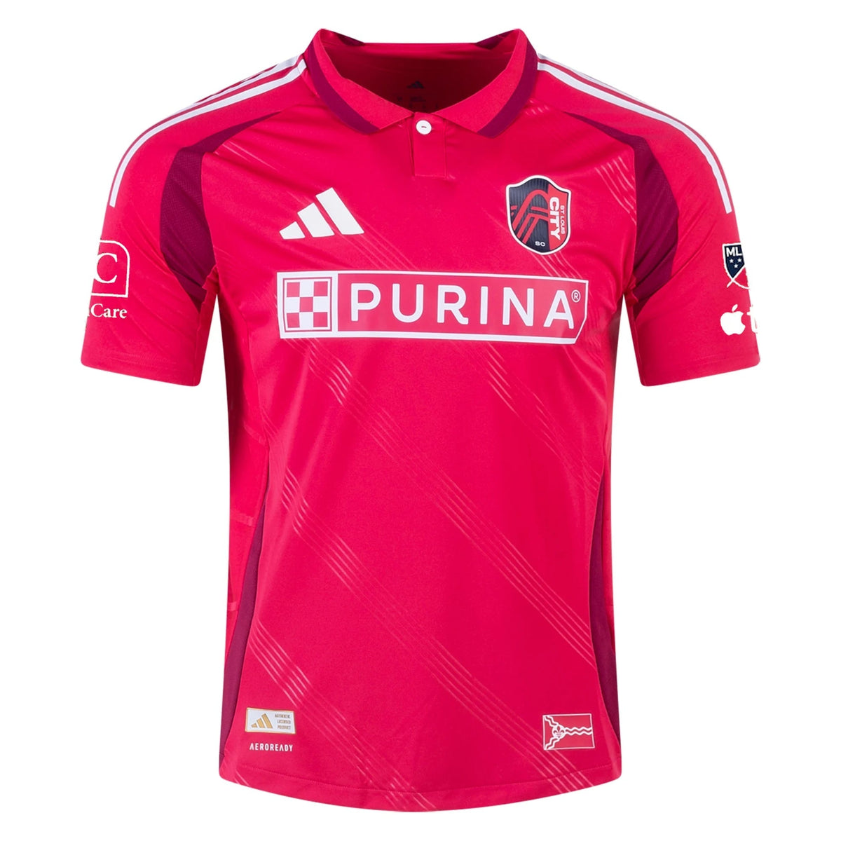 adidas Jannes Horn St. Louis FC Authentic Home Jersey 25/26 (Power Pink)