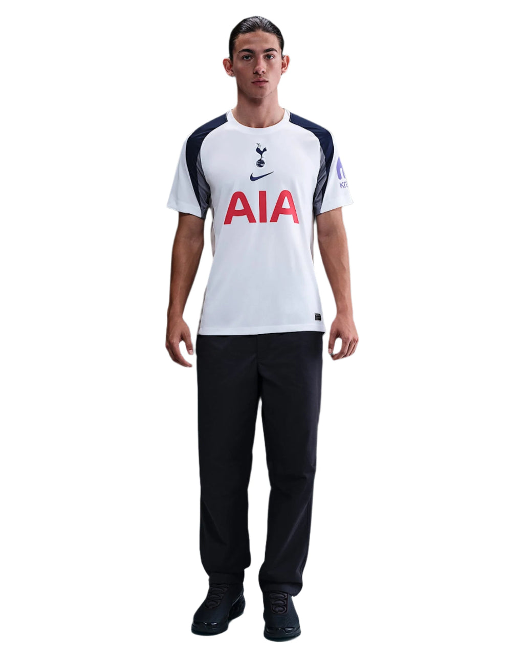 Nike Danso Tottenham Hotspurs Home Jersey w/ EPL + No Room For Racism Patch 25/26 (White/Iron/Binary Blue)