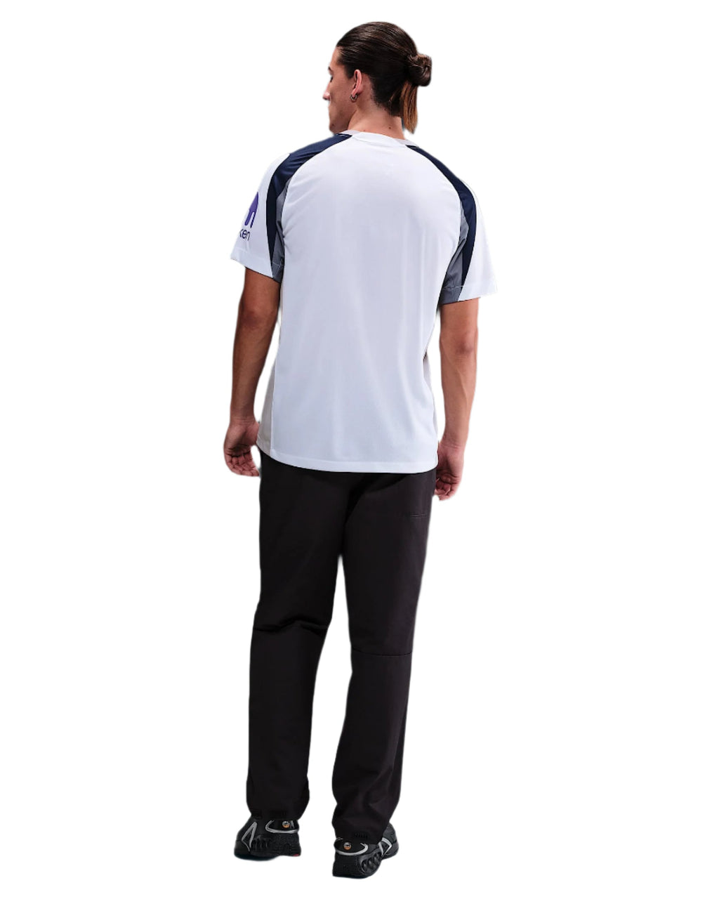 Nike Danso Tottenham Hotspurs Home Jersey w/ EPL + No Room For Racism Patch 25/26 (White/Iron/Binary Blue)