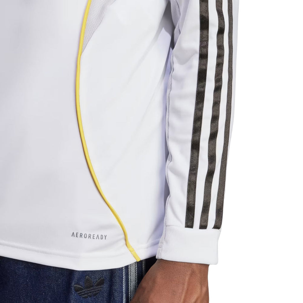 adidas Real Madrid Endrick Long Sleeve Home Jersey w/ Intercontinental + Champions League Patches 25/26 (White)