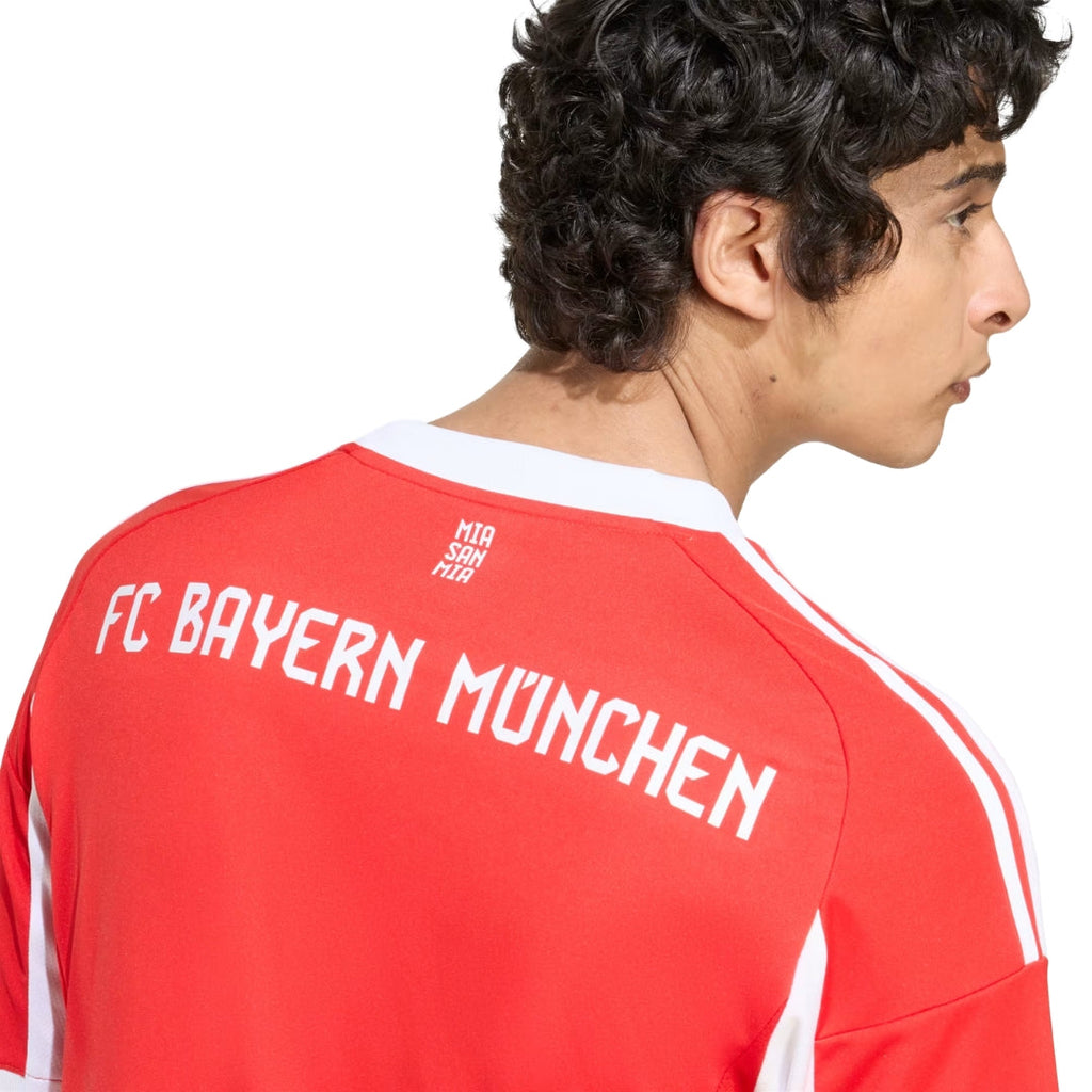 adidas Bayern Munich Davies Home Jersey w/ Champions League Patches 25/26 (Red)