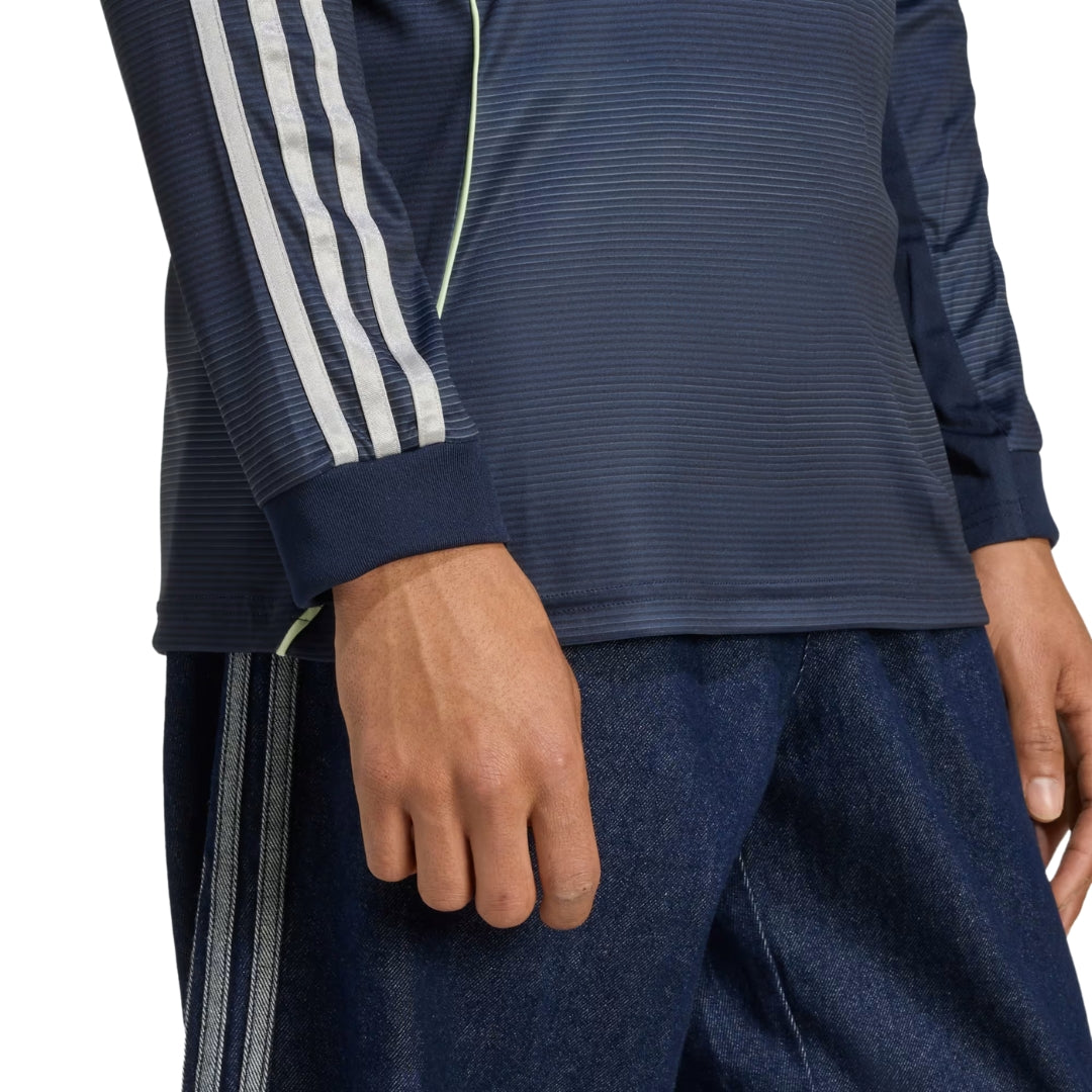 adidas Real Madrid Rudiger Long Sleeve Away Jersey w/ Champions League Patches 25/26 (Legend Ink)