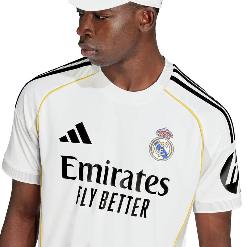 adidas Trent Alexander-Arnold Real Madrid 25/26 Home Jersey w/ Champions League Patches (White)
