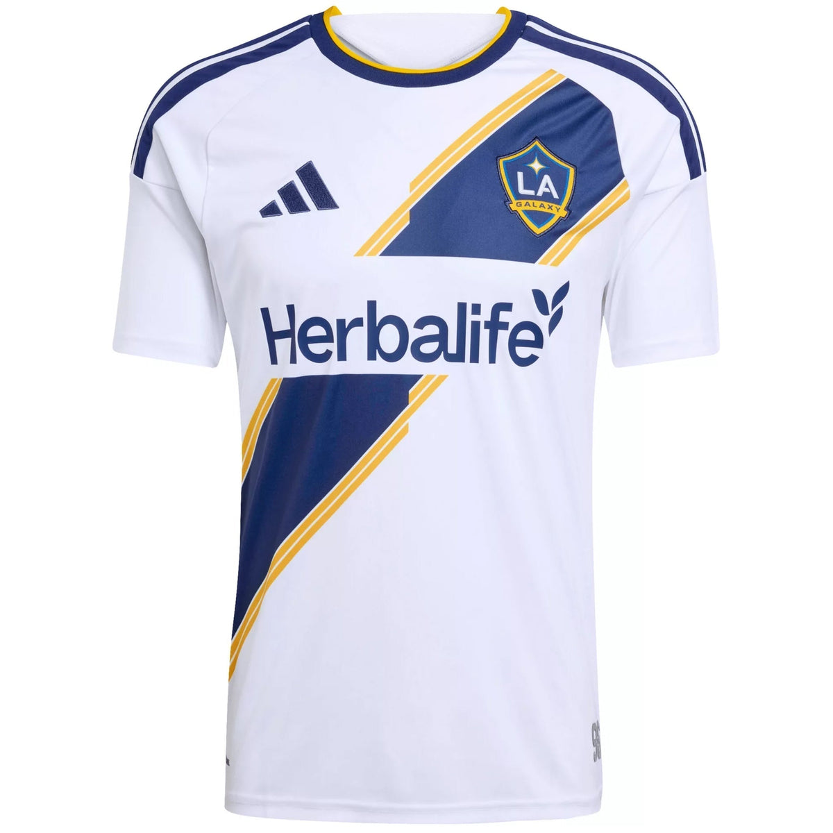 adidas Men's Gabriel Pec LA Galaxy Home Stadium Jersey 26/27 (White)