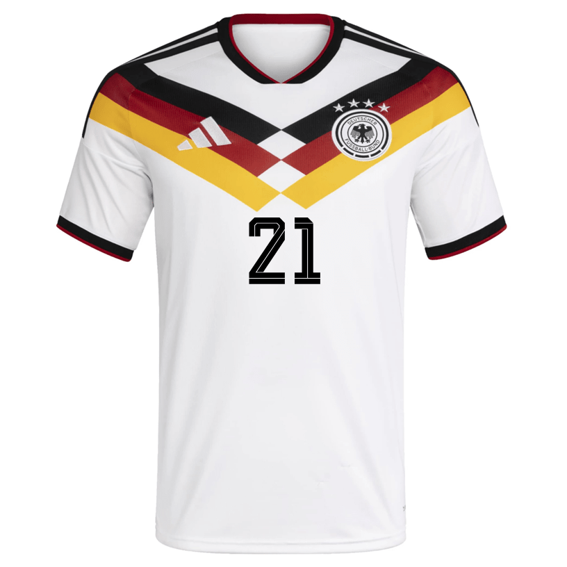 adidas Men's Gundogan Germany Home World Cup Jersey 2026 (White/Black)