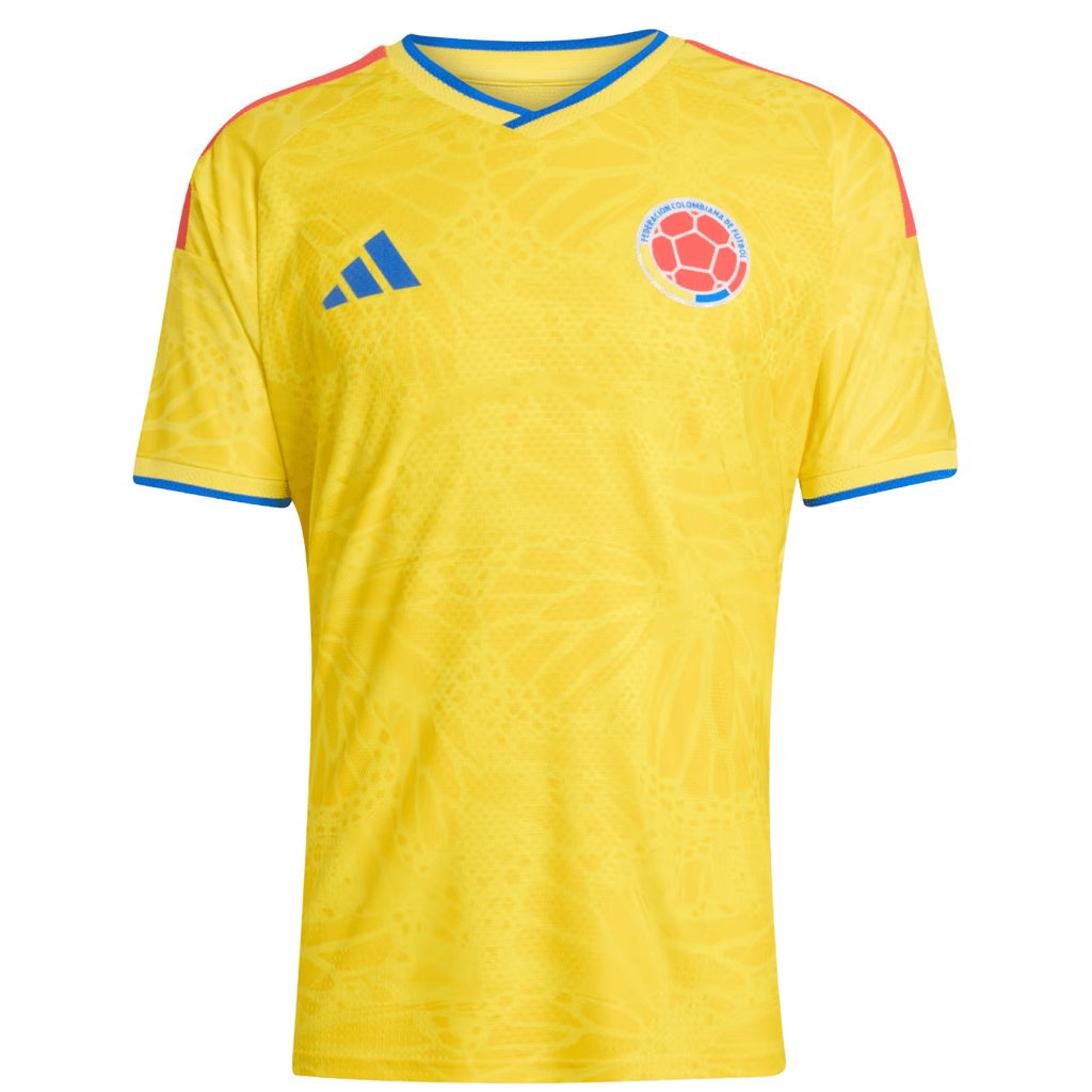 adidas Men's Castano Colombia 2026 Authentic Home Jersey (Impact Yellow)