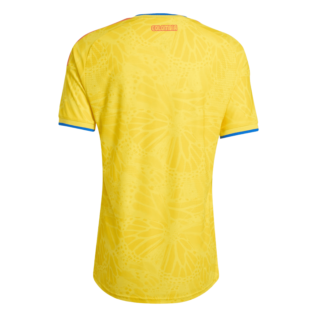 adidas Men's Borja Colombia 2026 Authentic Home Jersey (Impact Yellow)