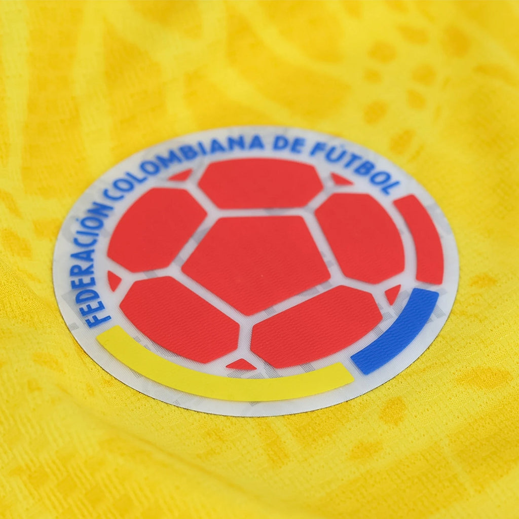 adidas Men's Duran Colombia 2026 Authentic Home Jersey (Impact Yellow)