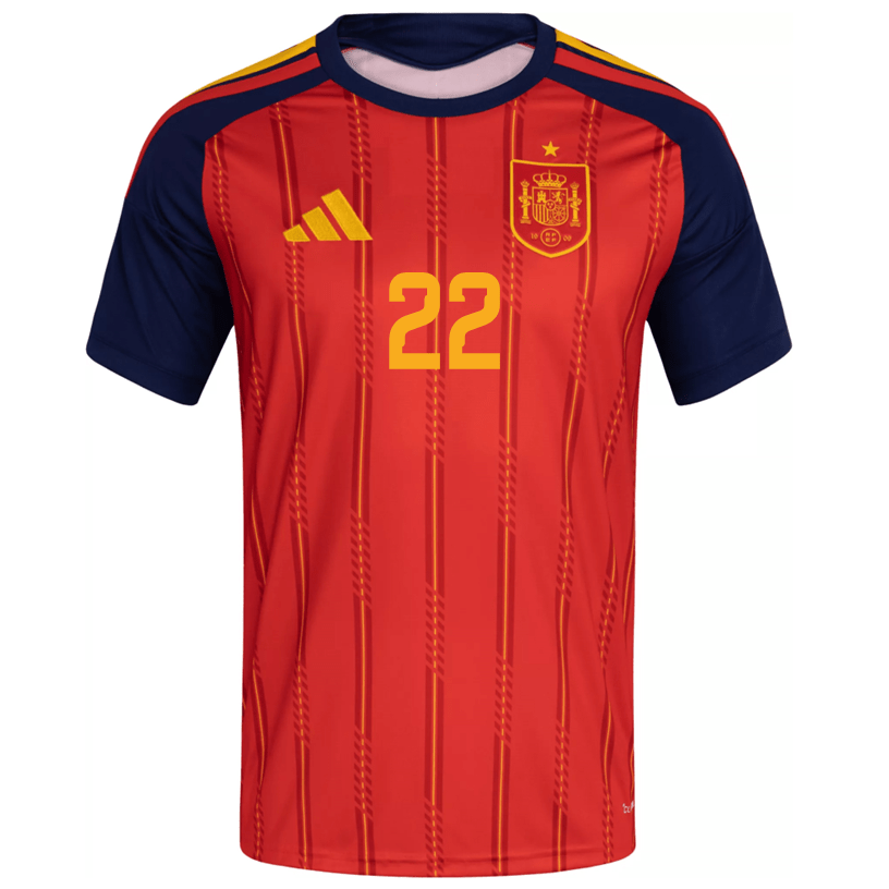adidas Men's Merino Spain World Cup Home Jersey 2026 (Vivid Red)